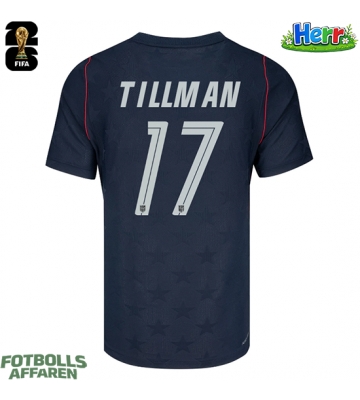 Förenta stater Malik Tillman #17 Bortatröja VM 2026 Kortärmad